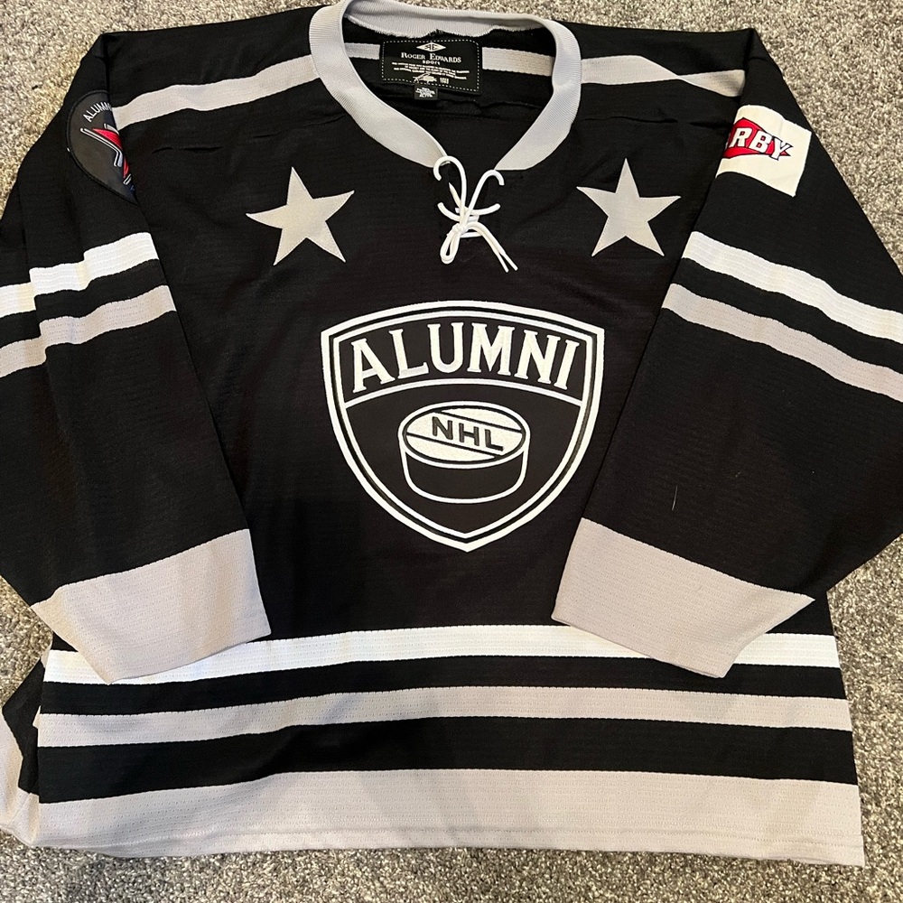 NHL Alumni Black and Gray Jersey